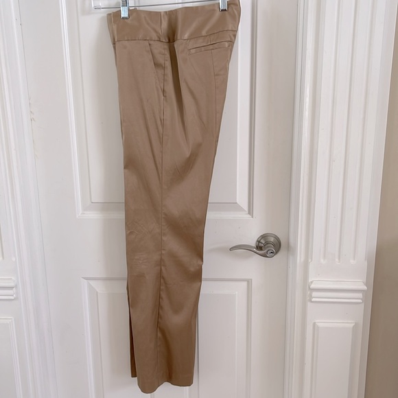 Express design studio shiny light gold boot cut pants - Picture 2 of 8